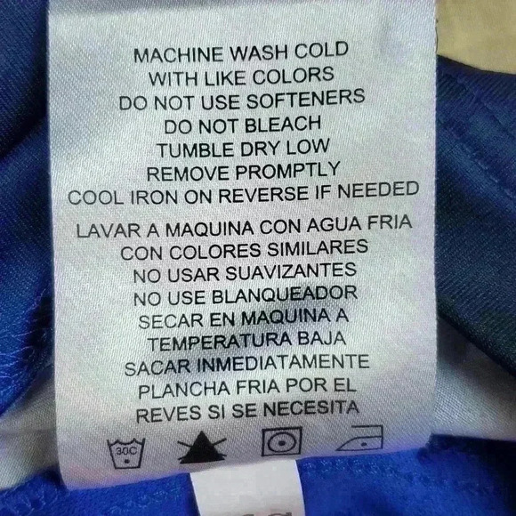 Men's AND1 Blue Ombre Basketball Player Athletic Golf Polo Shirt sz XL - Picture 9 of 9